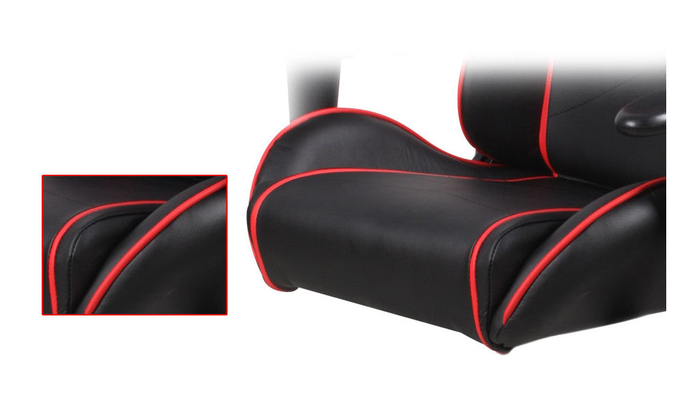 DXRacer Büro- & Gaming Stuhl, FORMULA Serie, schwarz-rot, Kunstleder / B-Ware UVP 289€
