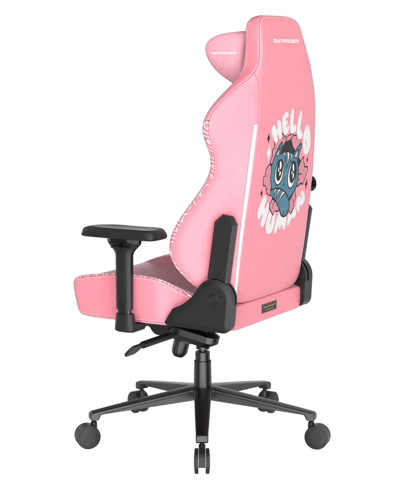 DXRacer Büro- & Gaming Stuhl, Craft Serie, Kunstleder, Human Cat, pink