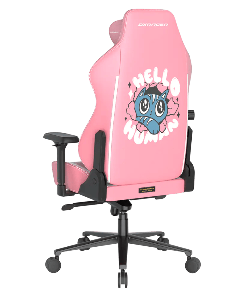 DXRacer Büro- & Gaming Stuhl, Craft Serie, Kunstleder, Human Cat, pink
