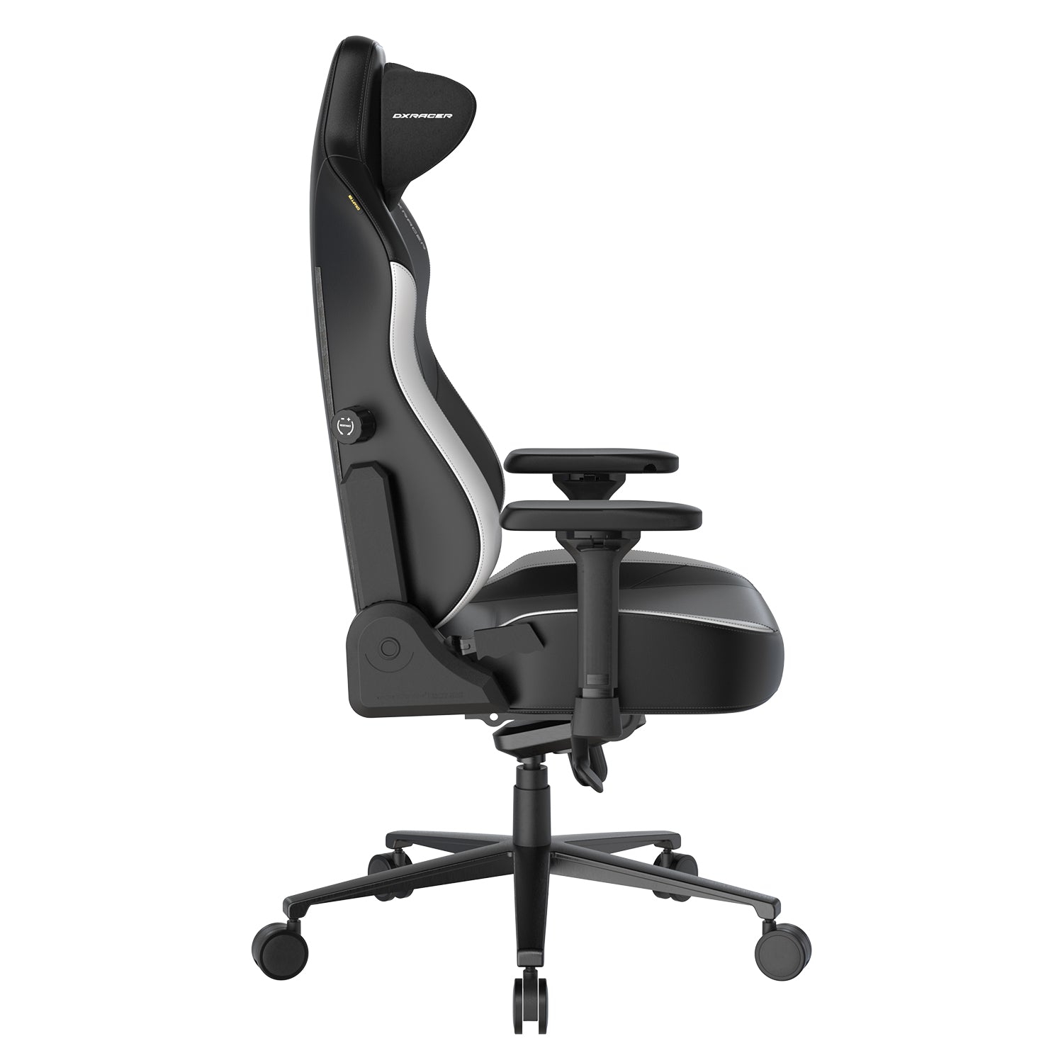 DXRacer Büro- & Gaming Stuhl, Craft Serie XL, Kunstleder, schwarz weiß, B-Ware (Kundenrückläufer)