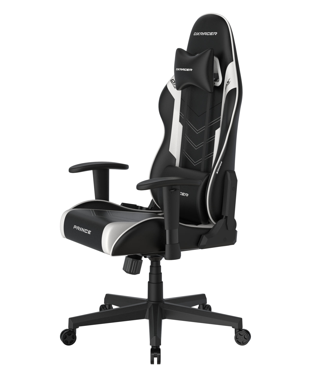 DXRacer Büro- & Gaming Stuhl, PRINCE Serie, schwarz-weiss