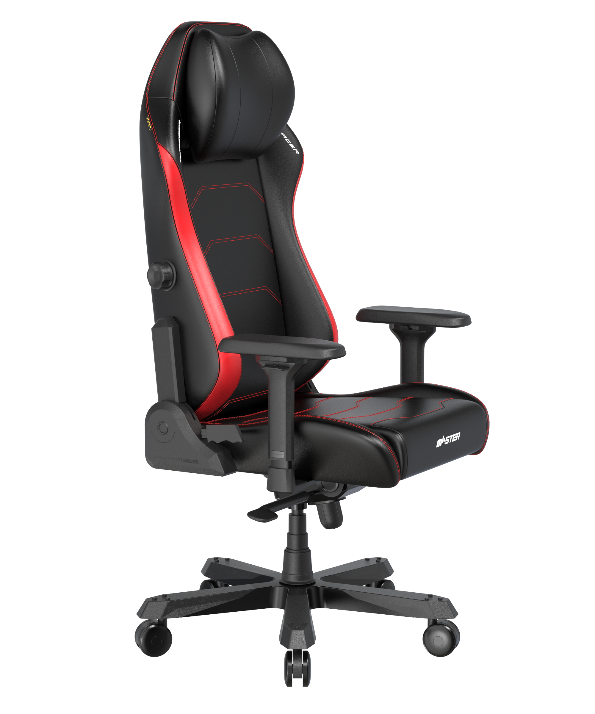 DXRacer Büro- & Gaming Stuhl, MASTER Serie, Schwarz-Rot, Kunstleder