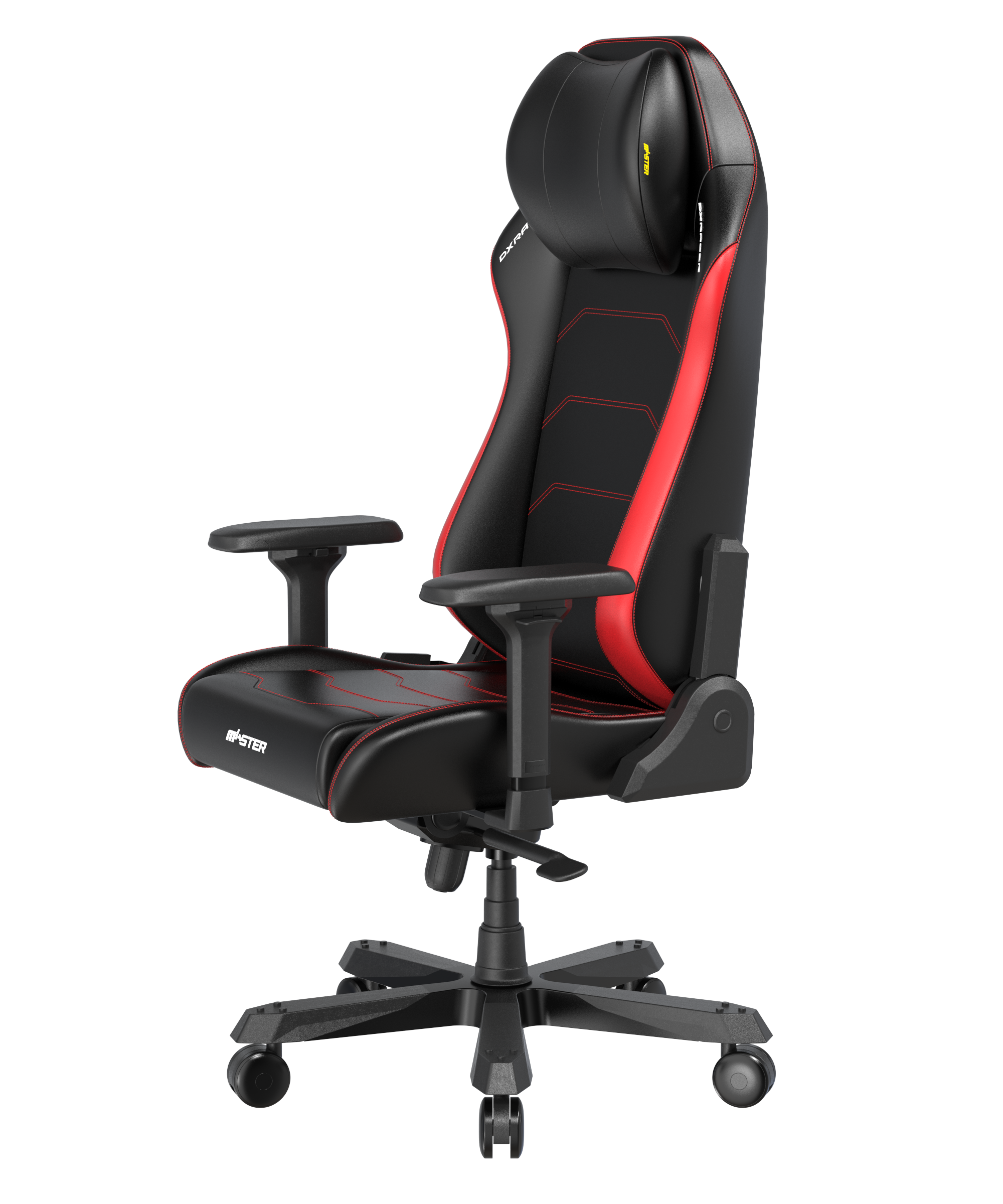 DXRacer Büro- & Gaming Stuhl, MASTER Serie, Schwarz-Rot, Kunstleder