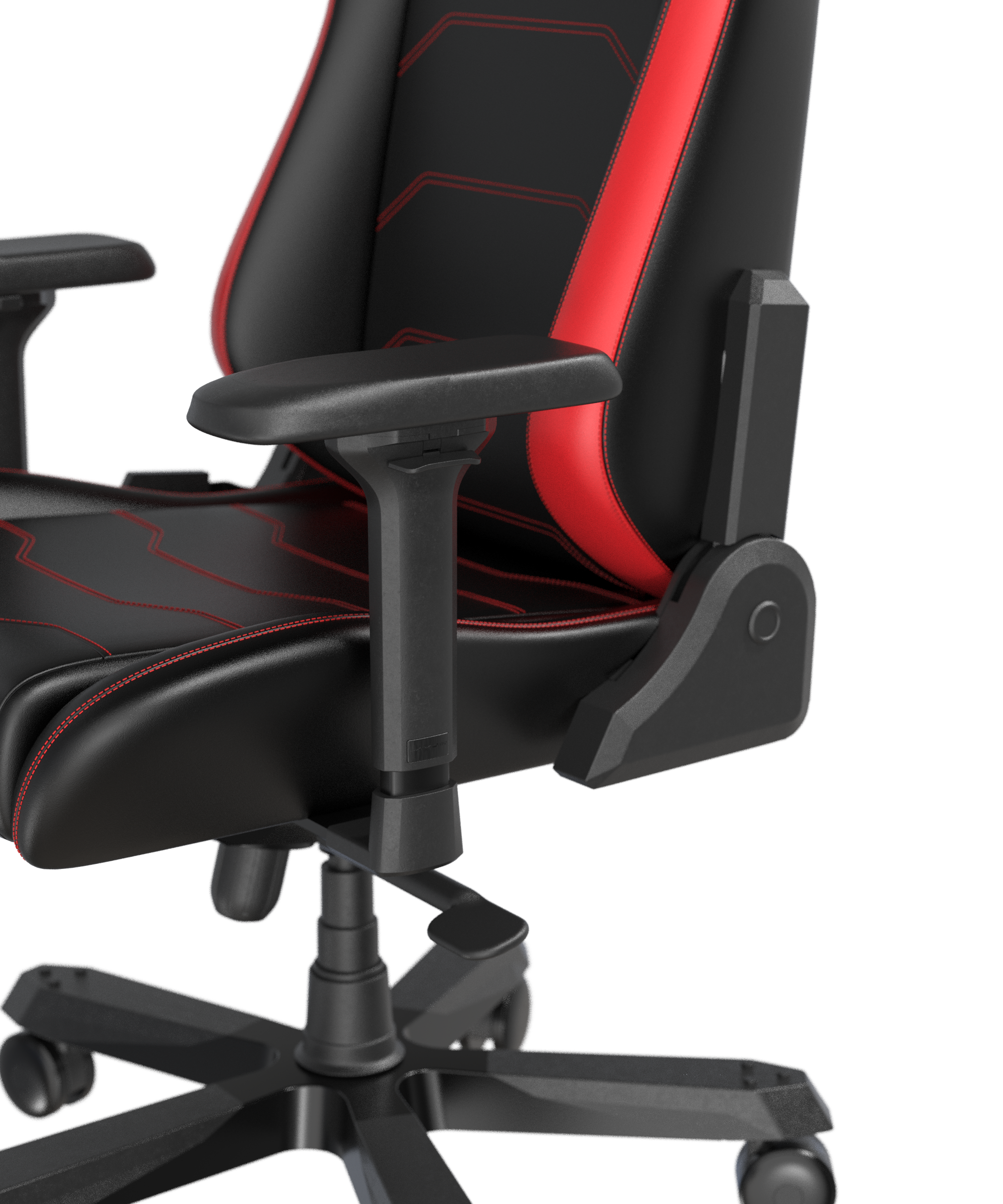 DXRacer Büro- & Gaming Stuhl, MASTER Serie, Schwarz-Rot, Kunstleder