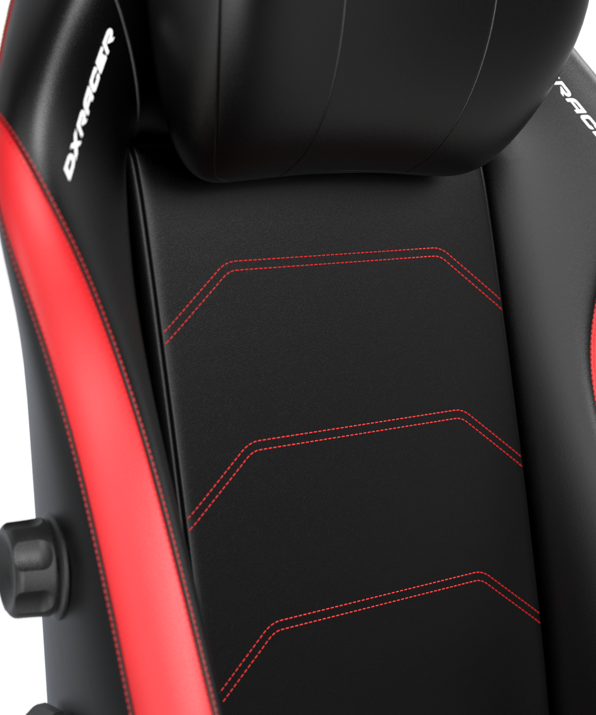 DXRacer Büro- & Gaming Stuhl, MASTER Serie, Schwarz-Rot, Kunstleder