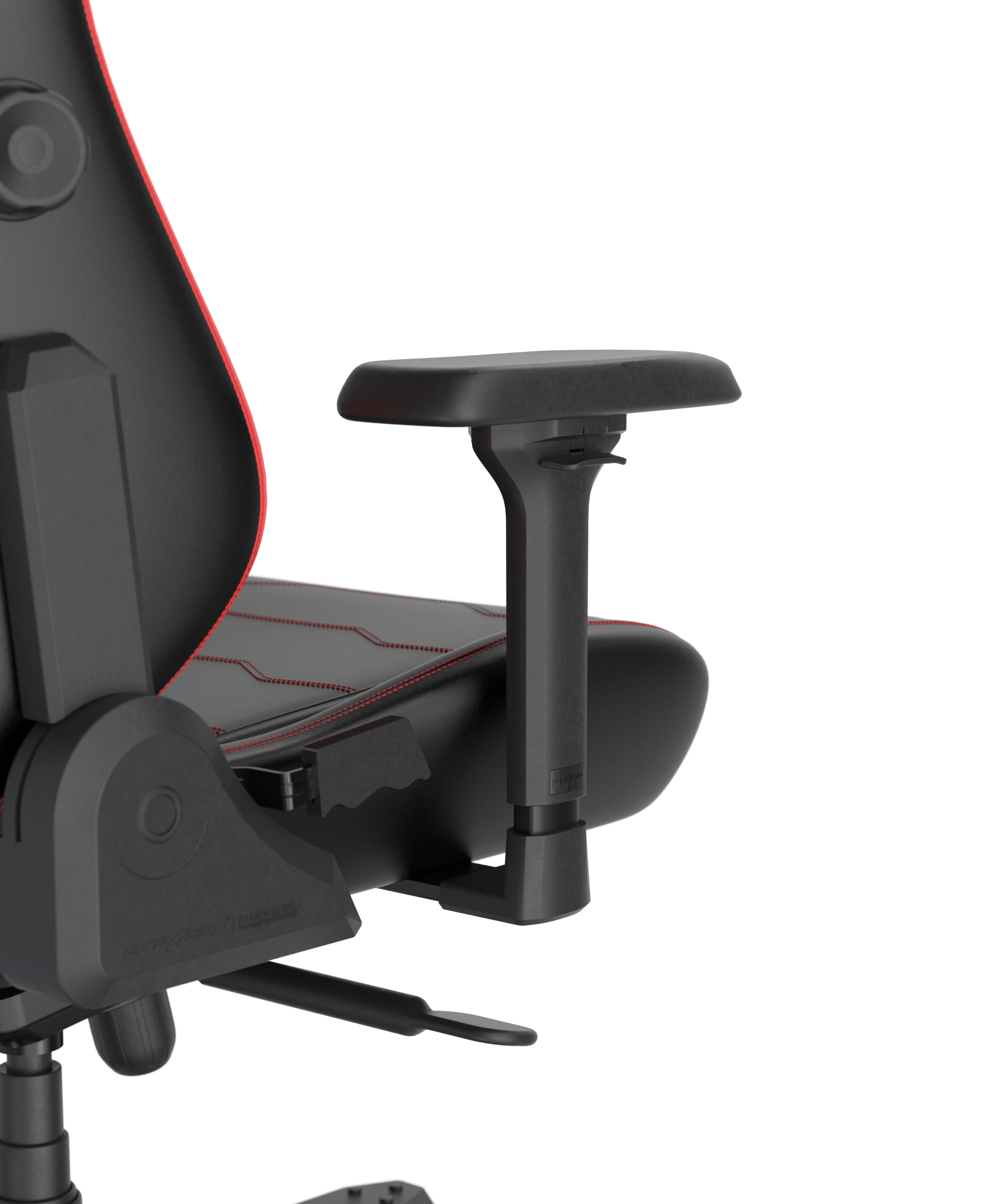 DXRacer Büro- & Gaming Stuhl, MASTER Serie, Schwarz-Rot, Kunstleder