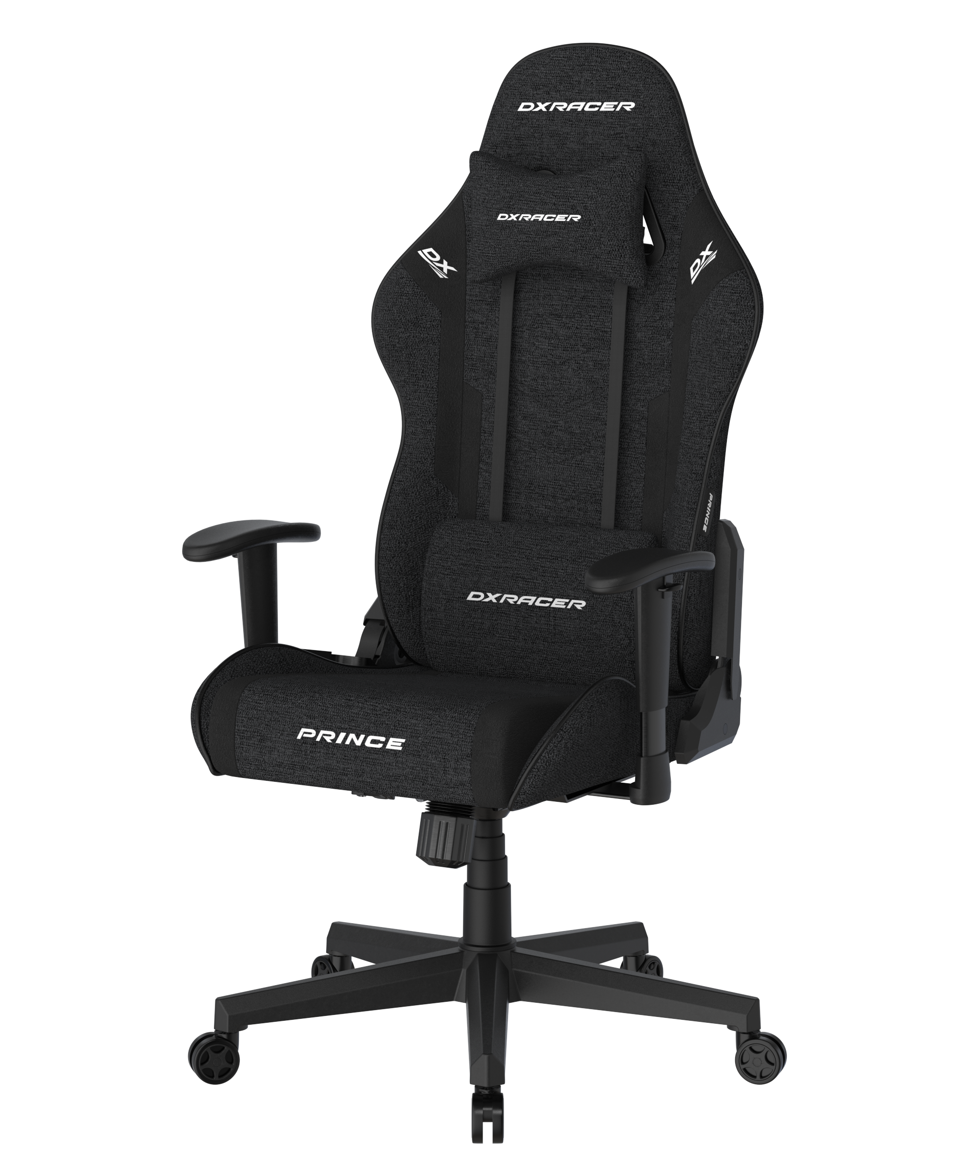 DXRacer Büro- & Gaming Stuhl, PRINCE Serie, schwarz, Stoff