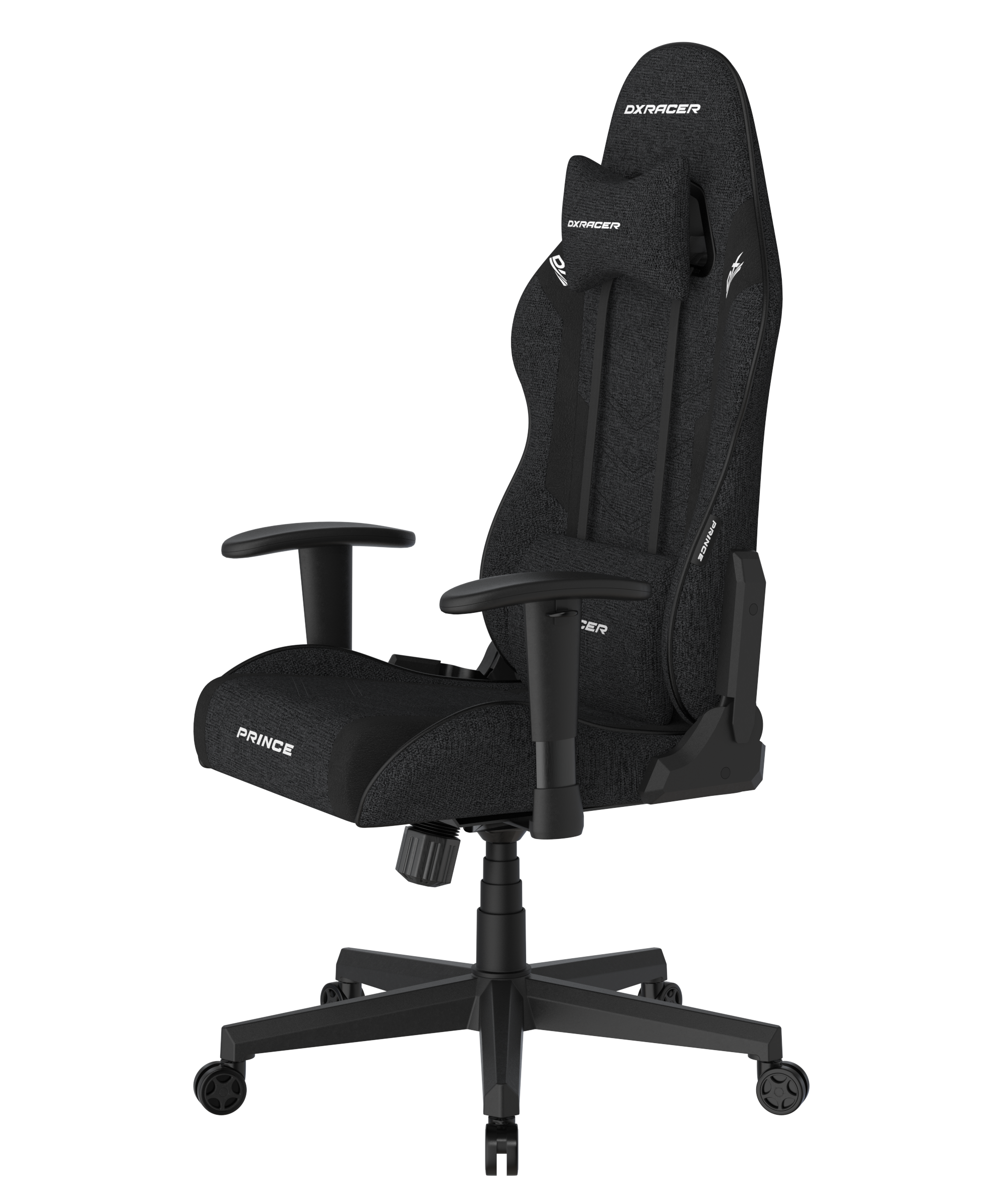 DXRacer Büro- & Gaming Stuhl, PRINCE Serie, schwarz, Stoff