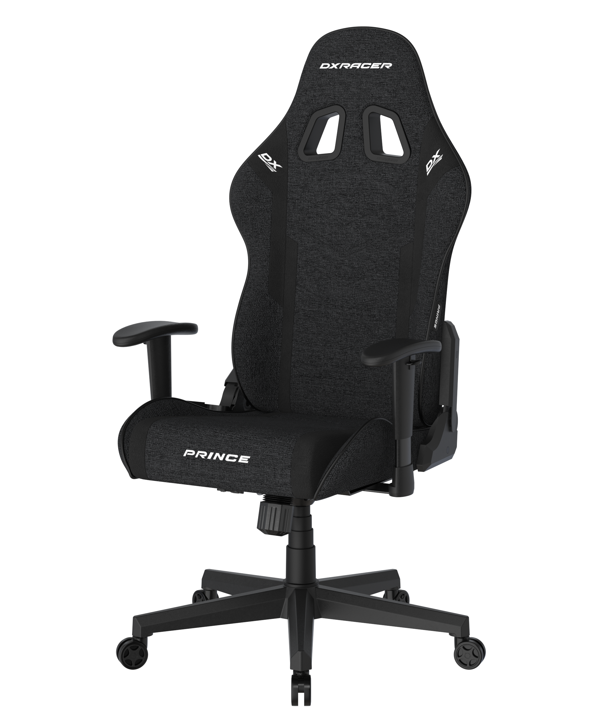 DXRacer Büro- & Gaming Stuhl, PRINCE Serie, schwarz, Stoff