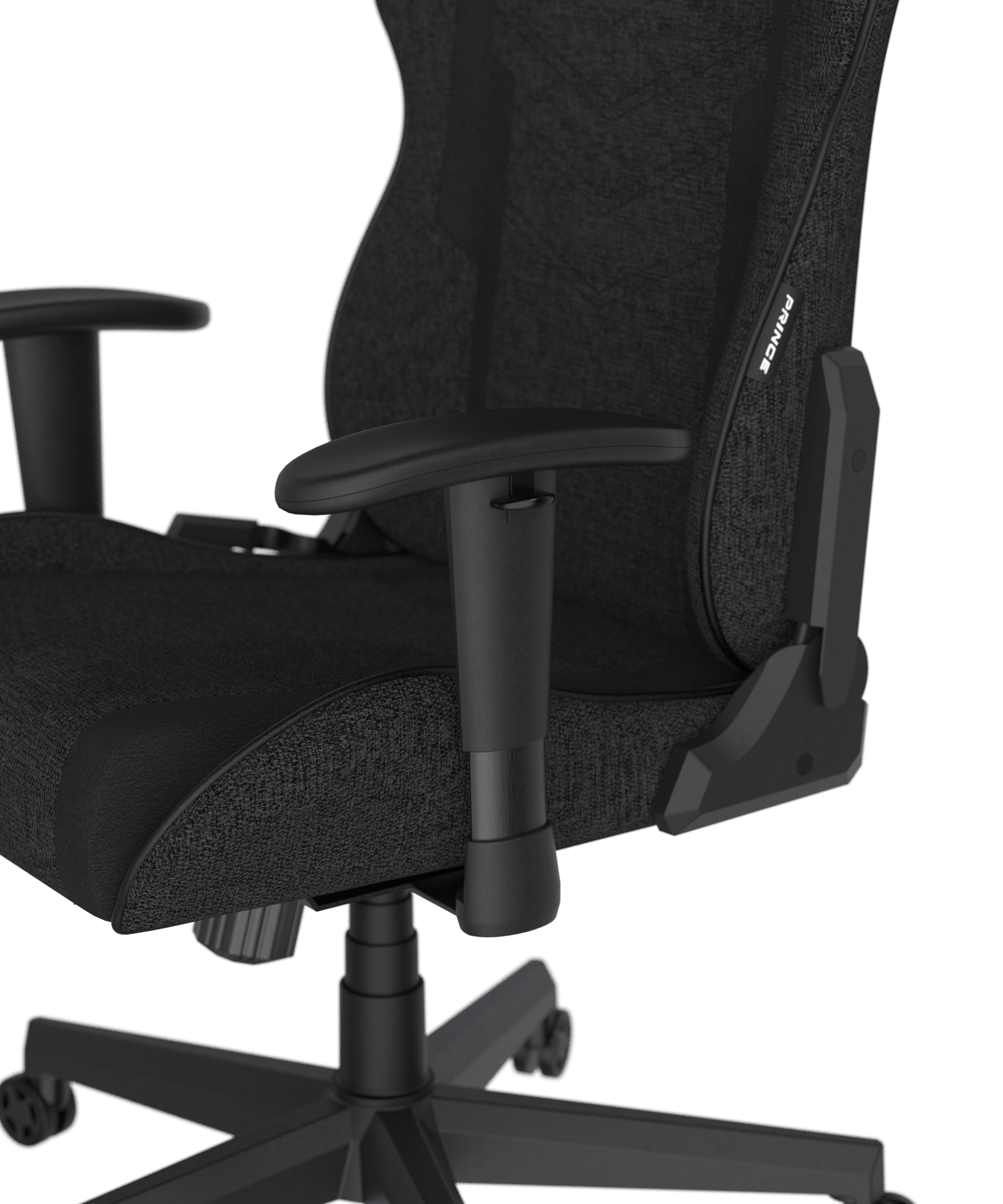 DXRacer Büro- & Gaming Stuhl, PRINCE Serie, schwarz, Stoff