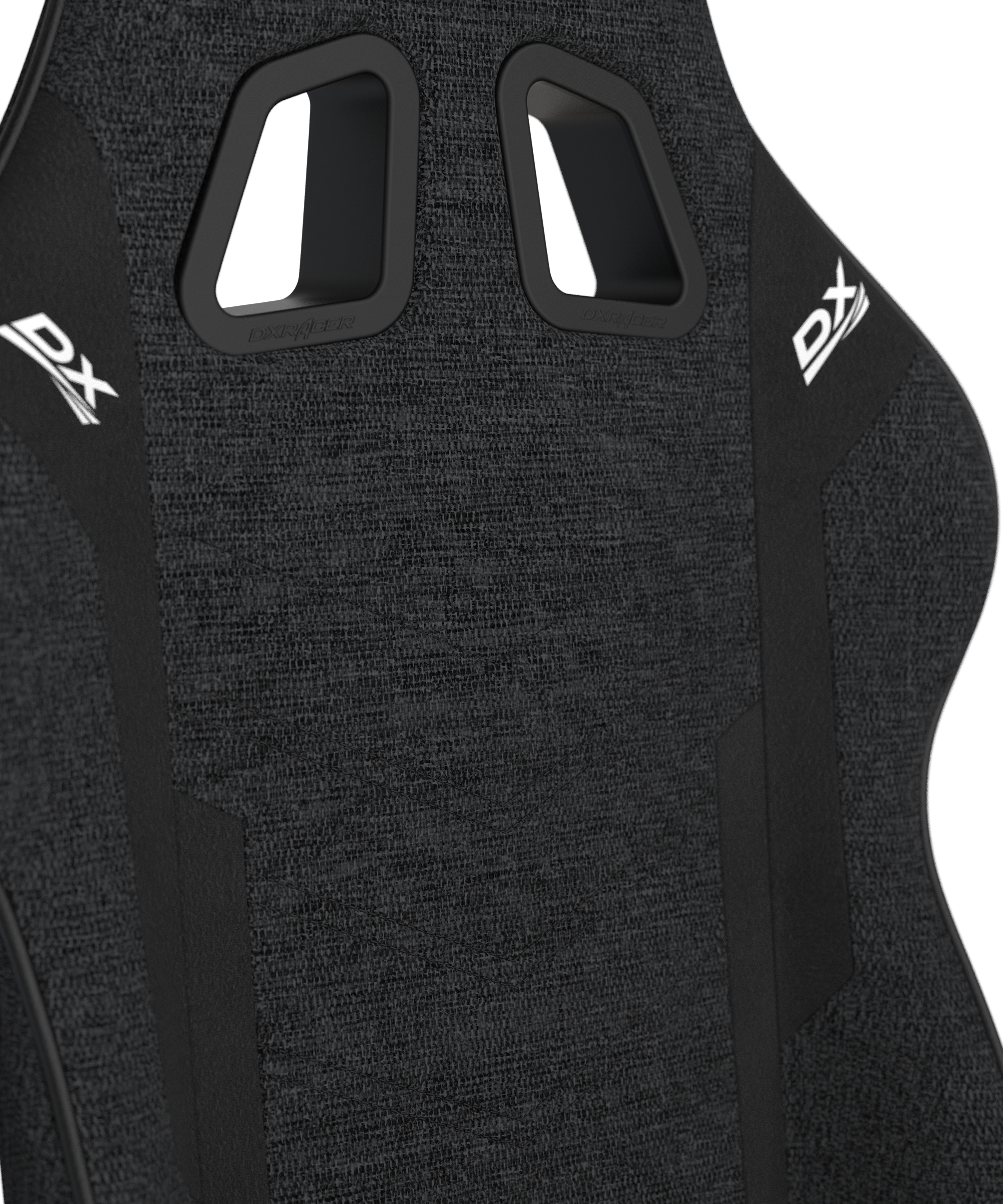 DXRacer Büro- & Gaming Stuhl, PRINCE Serie, schwarz, Stoff