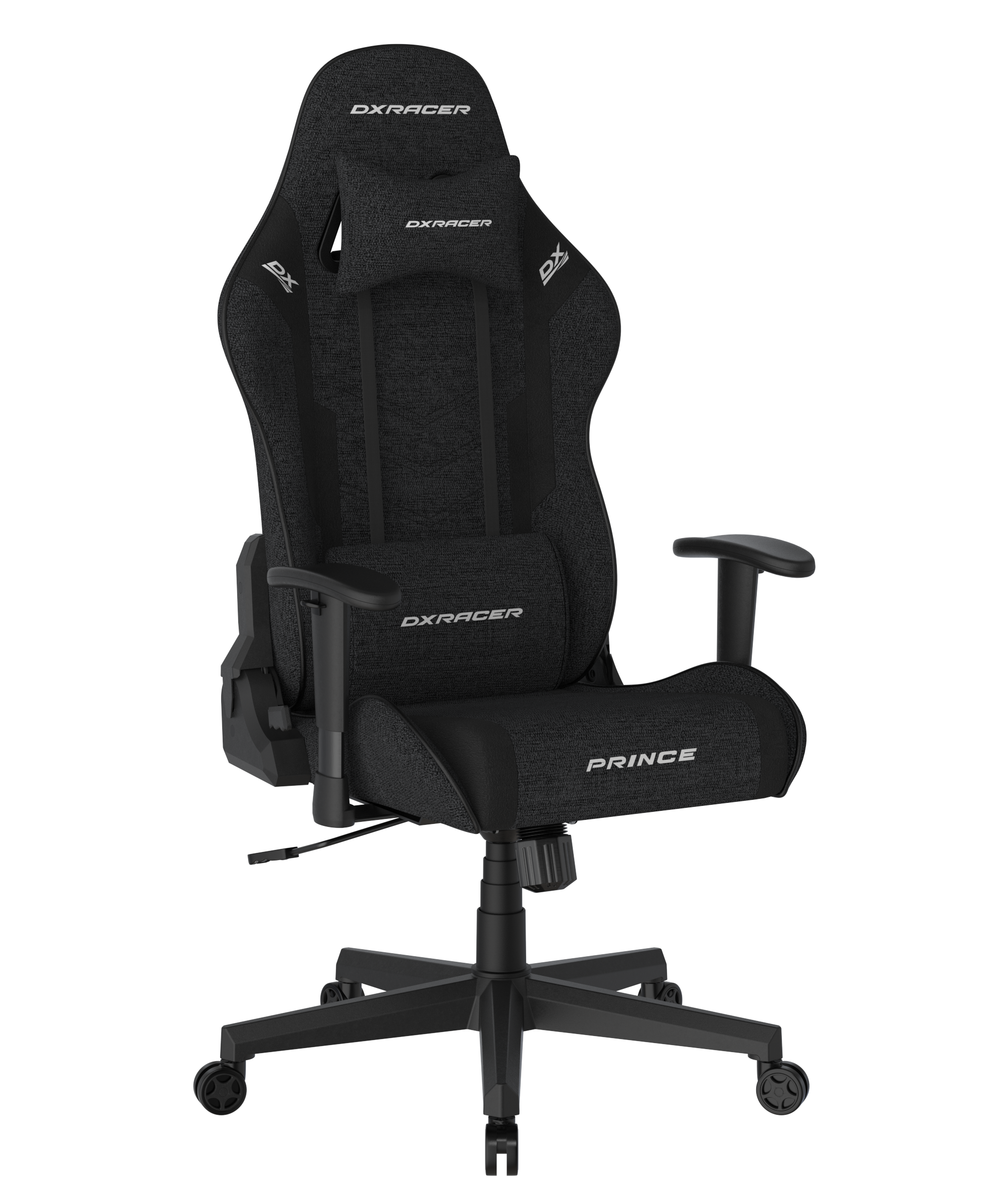 DXRacer Büro- & Gaming Stuhl, PRINCE Serie, schwarz, Stoff