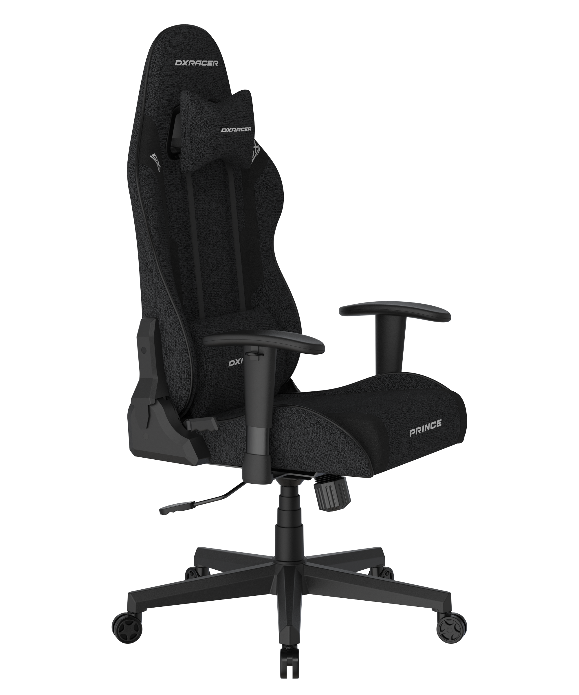 DXRacer Büro- & Gaming Stuhl, PRINCE Serie, schwarz, Stoff