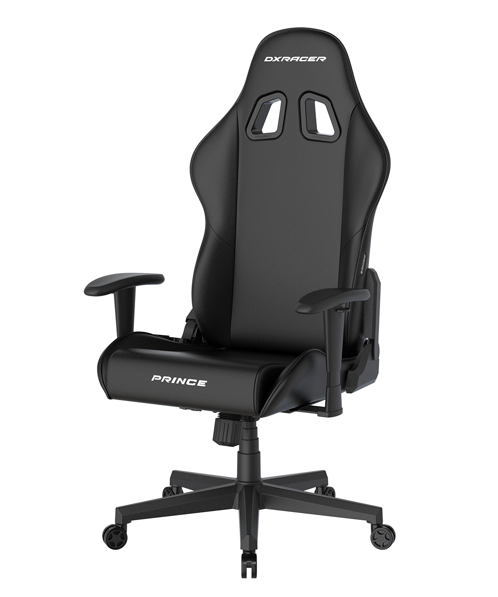 DXRacer Büro- & Gaming Stuhl, PRINCE Serie, Kunstleder, schwarz