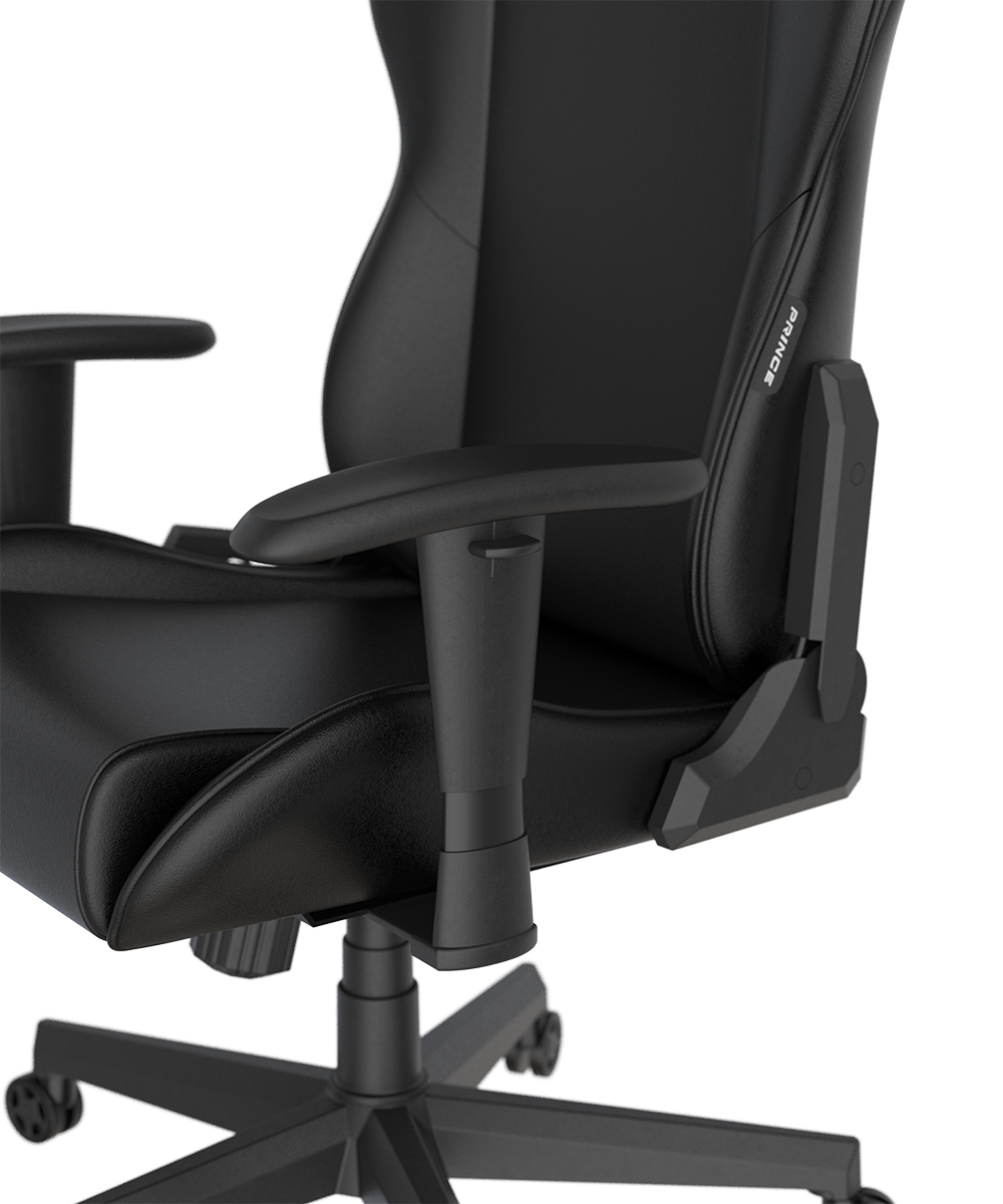 DXRacer Büro- & Gaming Stuhl, PRINCE Serie, Kunstleder, schwarz