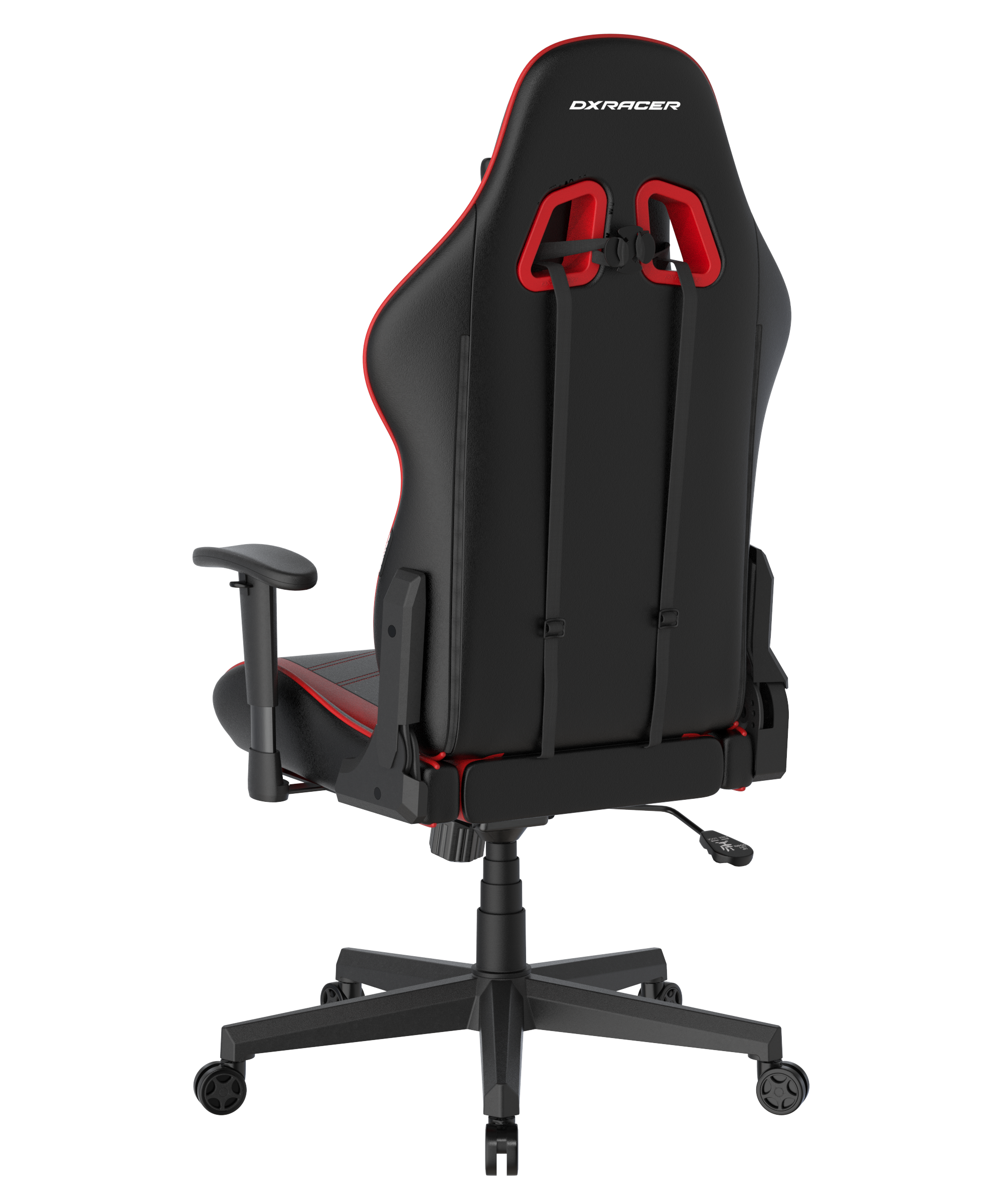 DXRacer Büro- & Gaming Stuhl, PRINCE Serie, schwarz-rot, Kunstleder