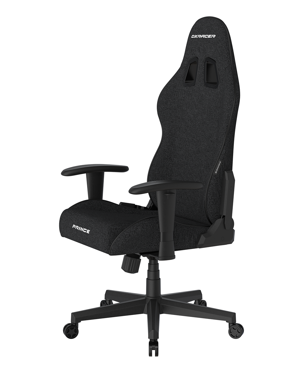 DXRacer Büro- & Gaming Stuhl, PRINCE Serie, wasserabweisender Stoff, schwarz