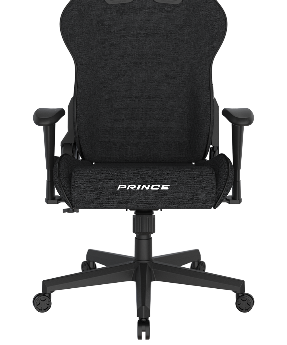 DXRacer Büro- & Gaming Stuhl, PRINCE Serie, wasserabweisender Stoff, schwarz