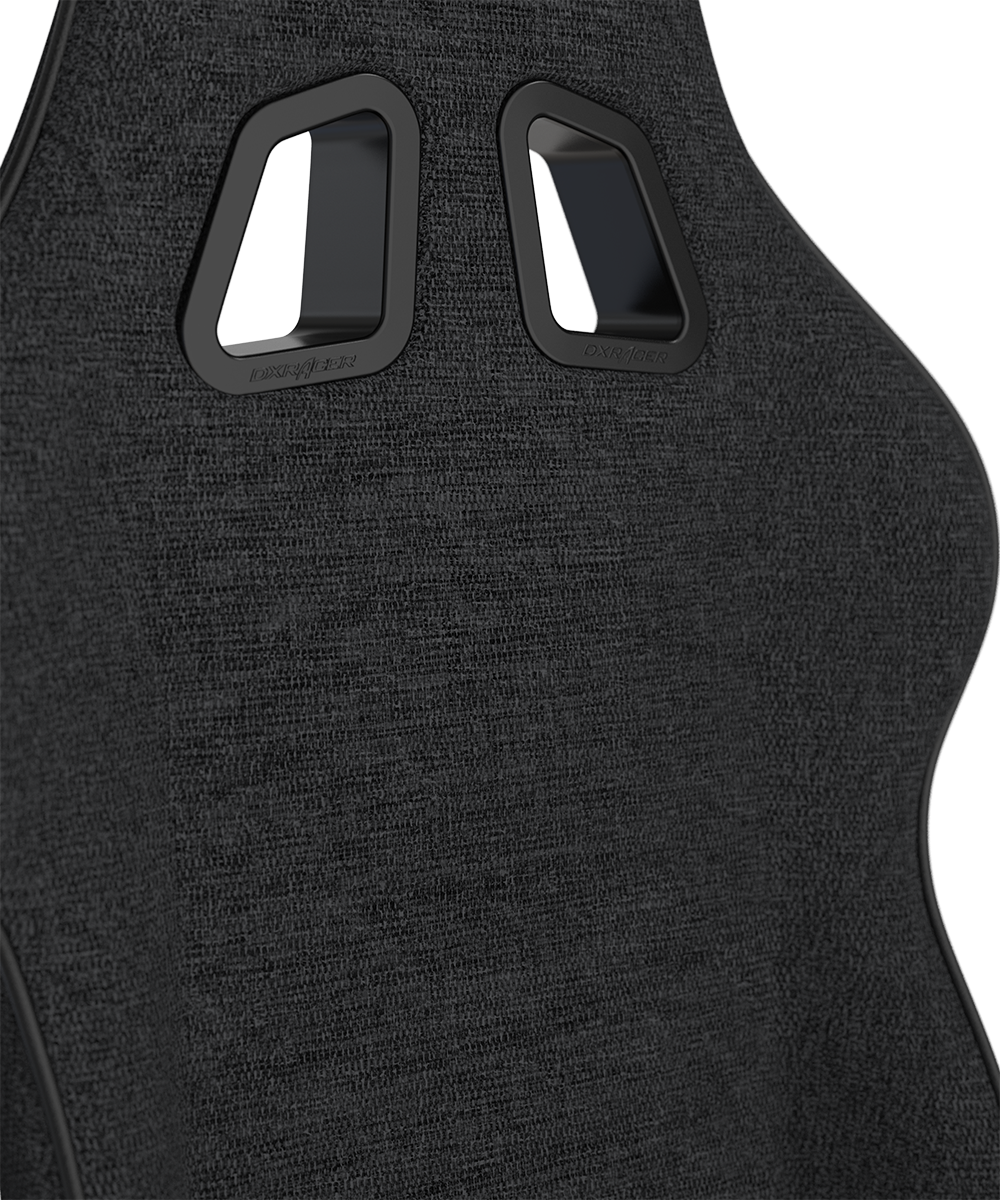 DXRacer Büro- & Gaming Stuhl, PRINCE Serie, wasserabweisender Stoff, schwarz
