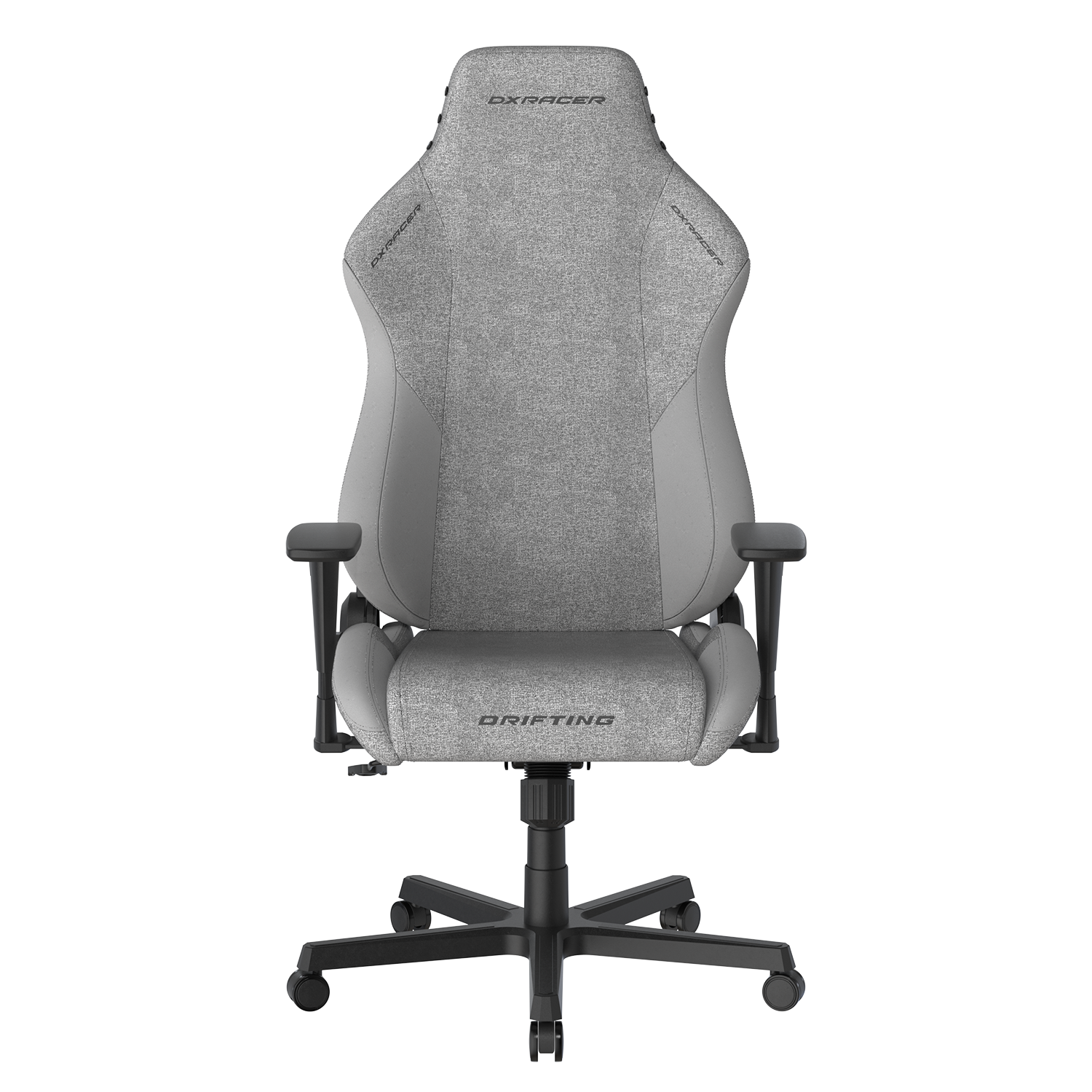 DXRacer Büro- & Gaming Stuhl, DRIFTING Serie XL, Grau, Stoffbezug + Nubukimitat