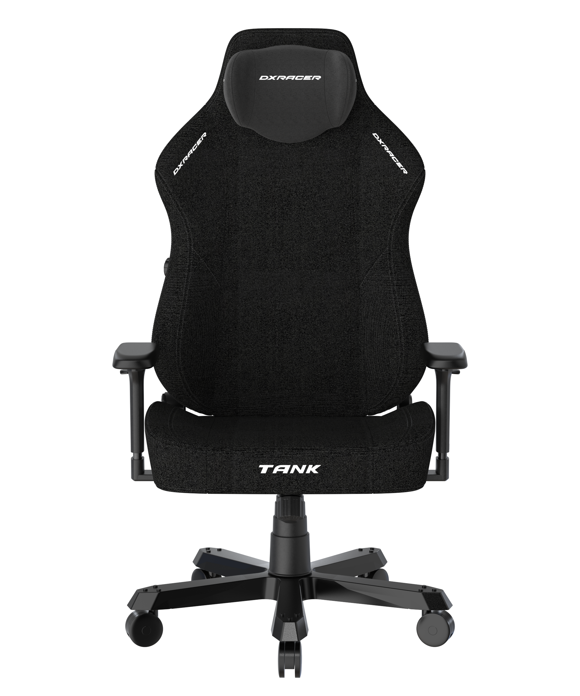 DXRacer XXL Büro- & Gaming Stuhl, TANK Serie-TK, 180 kg, Schwarz, Stoff / B-Ware