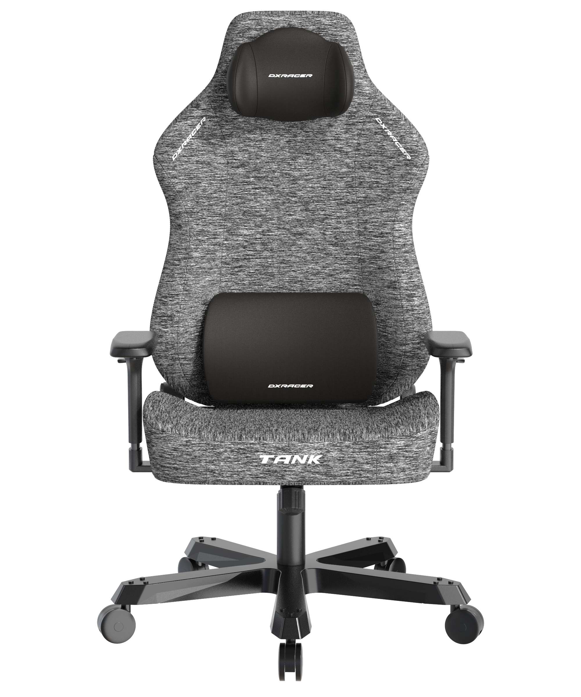 DXRacer XXL Büro- & Gaming Stuhl, TANK Serie-TM, Grau, Stoffbezug, 180 kg