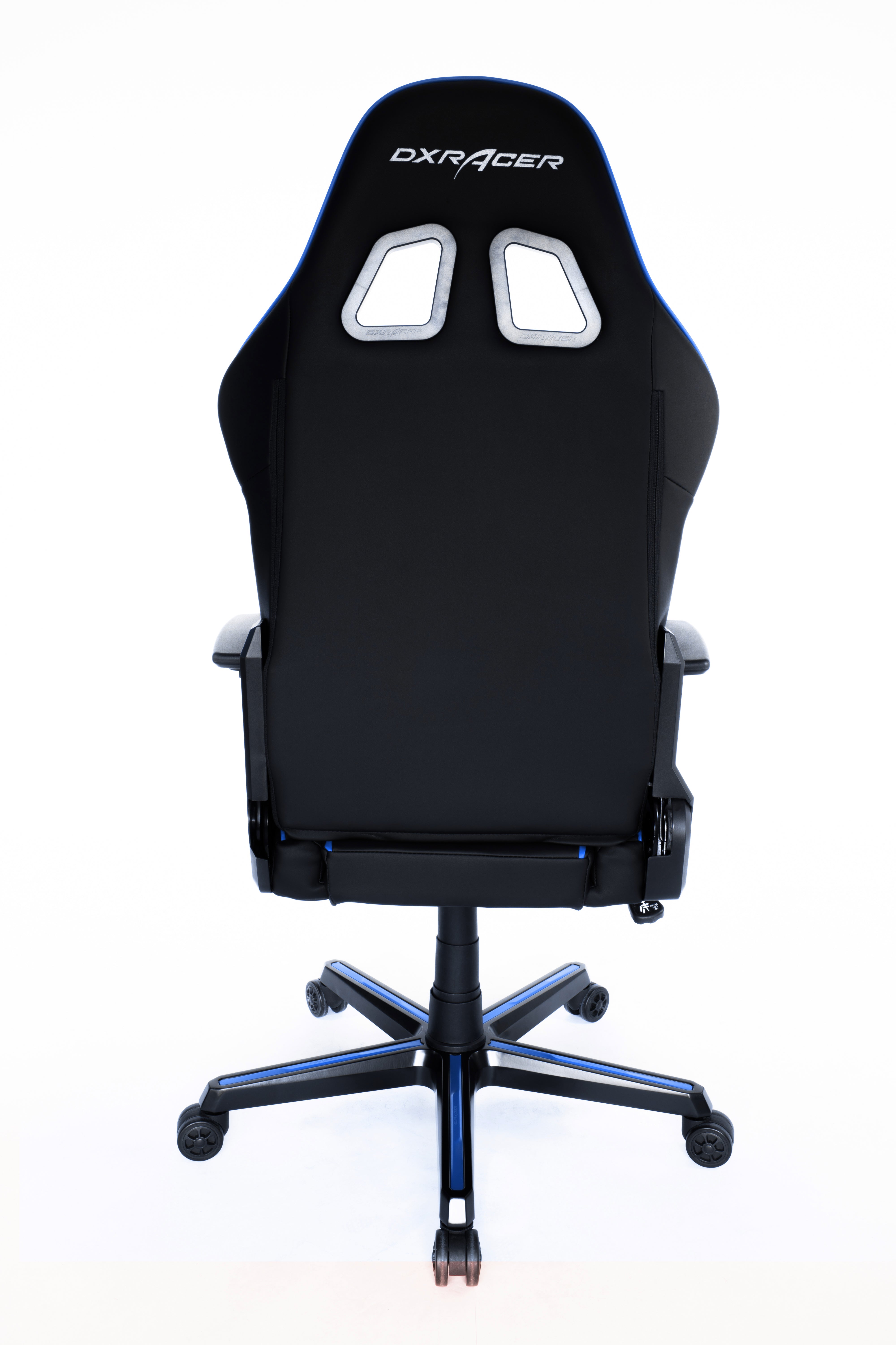 DXRacer Büro- & Gaming Stuhl, PRINCE Serie, schwarz-blau, Kunstleder / B-Ware
